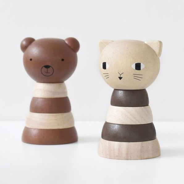Wee Gallery Animal Wood Stackers